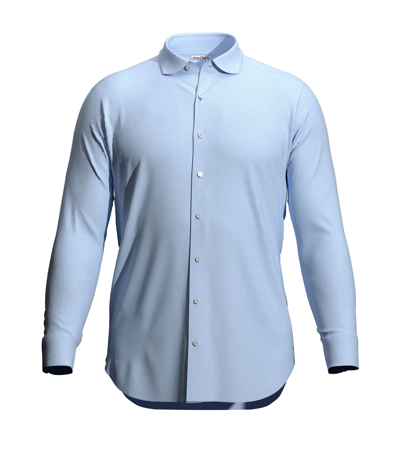 Light Blue Plaid Shirt 